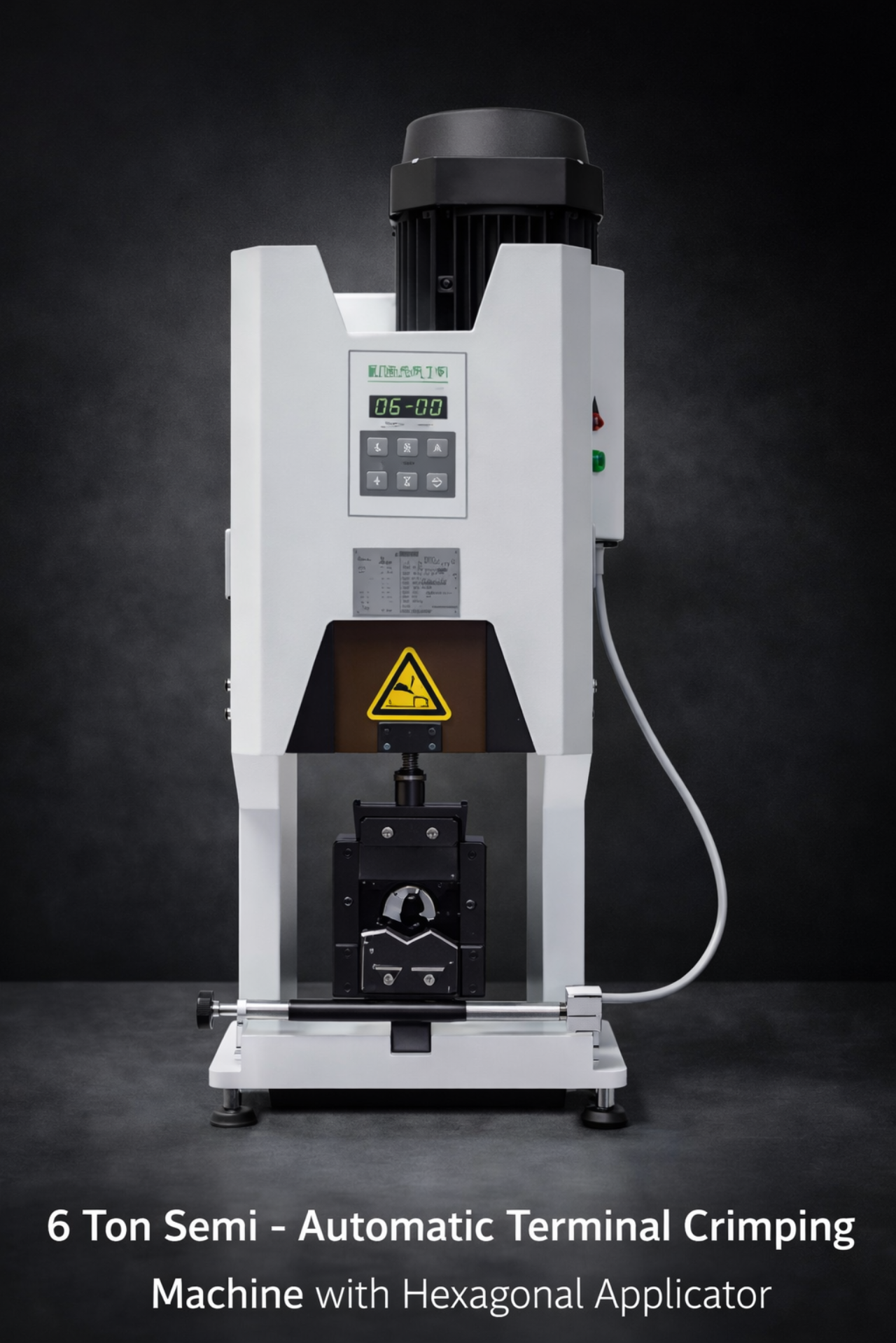 Automatic Terminal Crimping Machine with hexagonal applicator